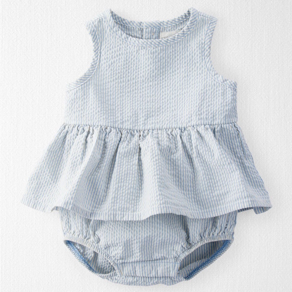 Little planet seersucker sunsuit